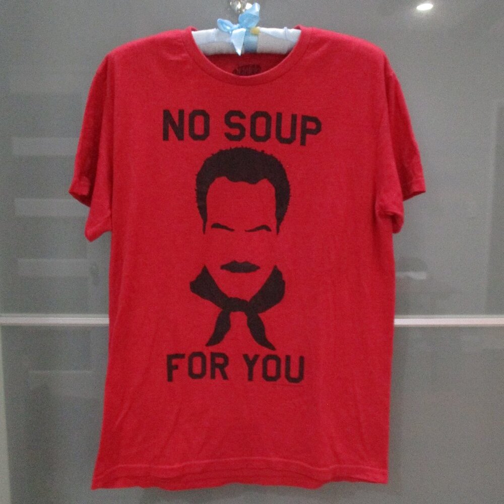 Seinfeld "No Soup For You" Red Short Sleeve T-Shirt